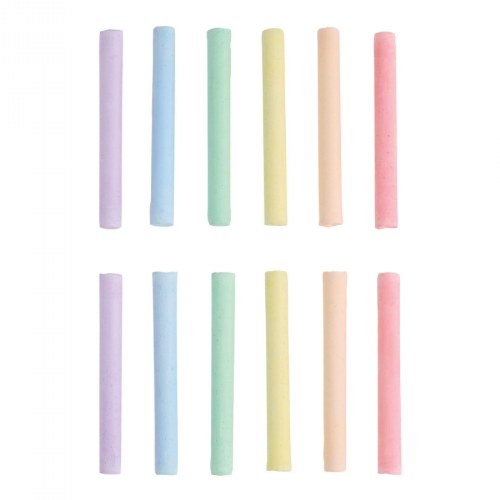 Color Chalk 12 Packs - Set of 12