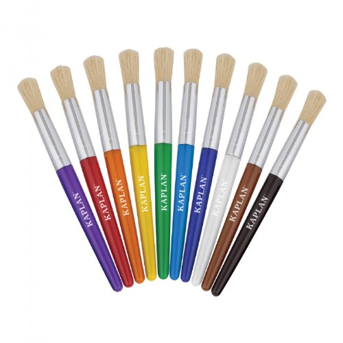 Paintbrushes Round-Tipped Chubby Handle