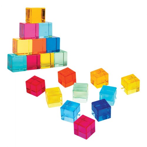 Translucent Sensory Gem Cubes