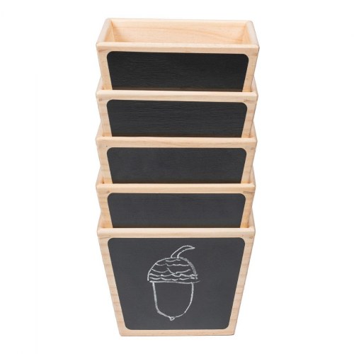 Wooden Sorting Pots - Set of 5