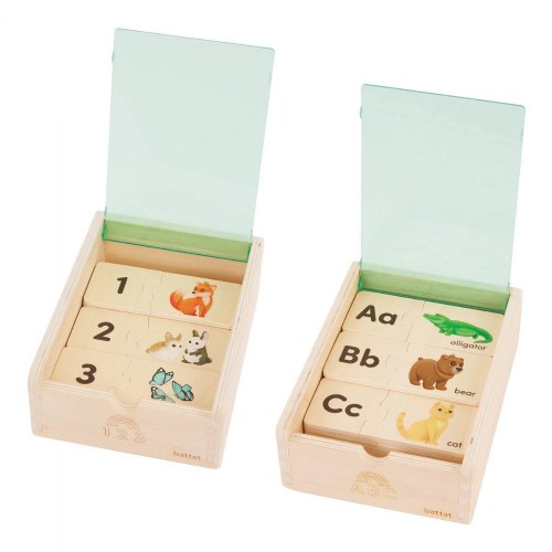 Wooden ABC & Numbers Puzzles