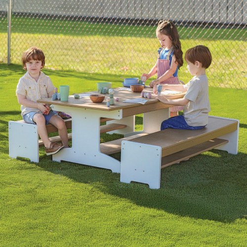 OutdoorED™ Table and Two Benches Set