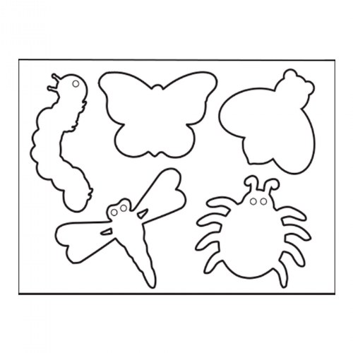 Bugs-Themed Sand Art Sticker Set � 30 Sheets