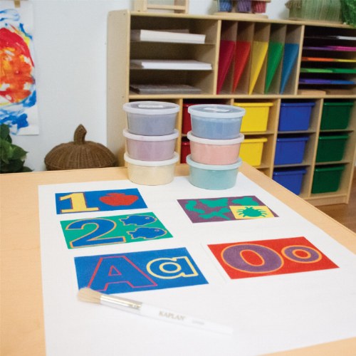 Colored Sand Art & Sticker Sheets