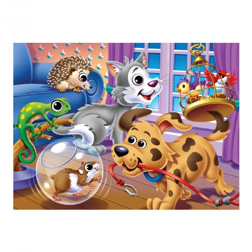 Googly Eyes Pets Puzzle -48 Pieces