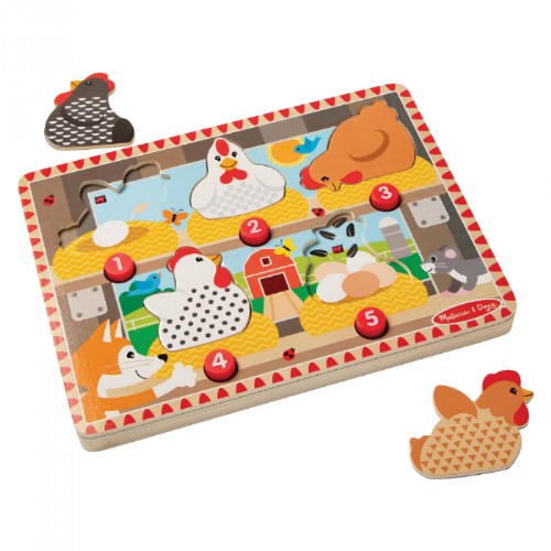 Push to POP Happy Hens Puzzle