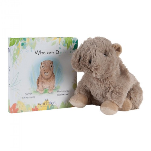 Warmies&reg; Microwavable Plush 13" Capybara and Board Book