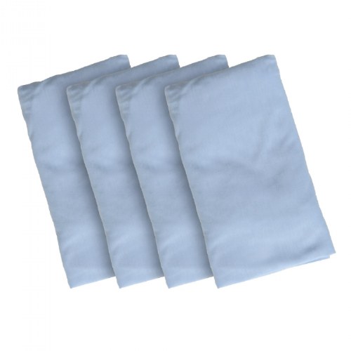 Lightweight Compact Crib Sheets - Set of 4 - Blue