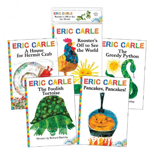Eric Carle Books & CDs - Set of 5
