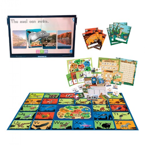 Interactive Zoo Panel with Wall Mount, Letters Alive, Math Alive, Rug, and Journals (K)