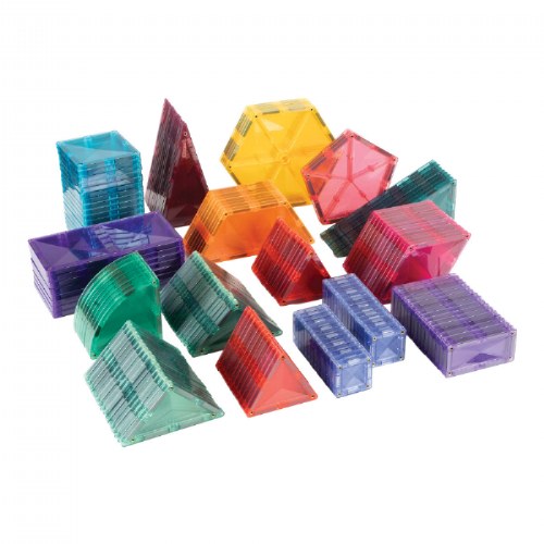Magnetic Tiles Geometry Class Pack - 186 Pieces