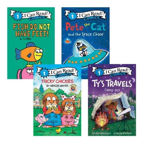 I Can Read! Comics Level 1 - Set of 4