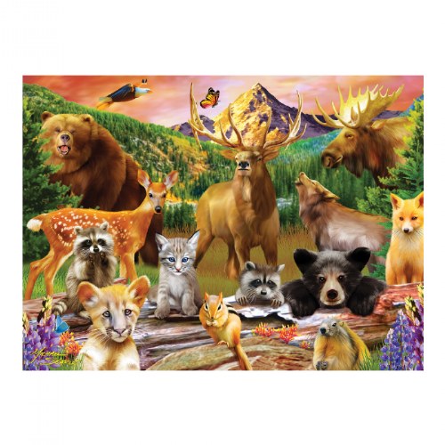 Wildlife of the National Parks Puzzle - 100 Pieces
