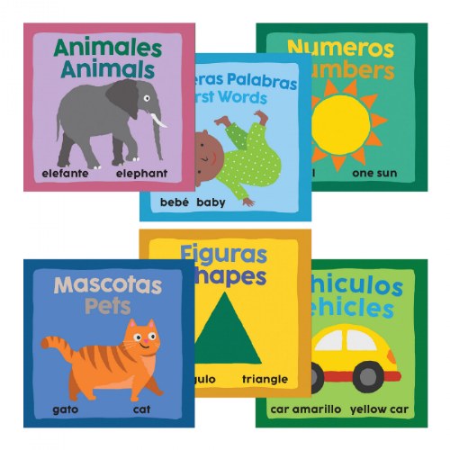 Bilingual Cloth Books - Set of 6