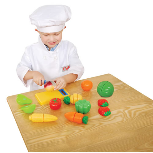 sliceable fruits vegetables set