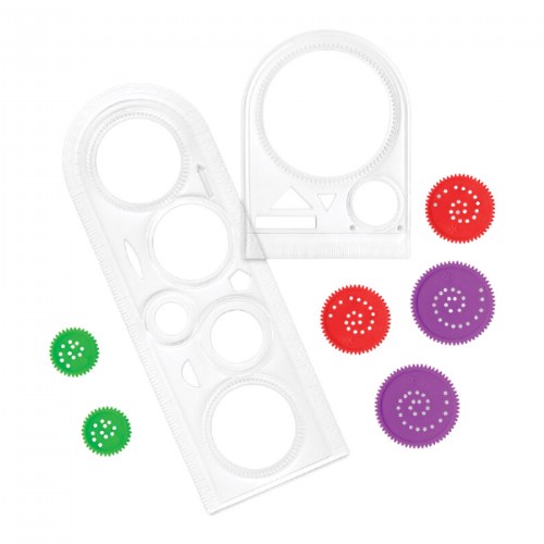 Spiral-Spin Art Set - 8 Pieces