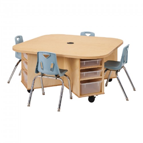 Innovate Mobile STEAM Storage Table for 4 Students