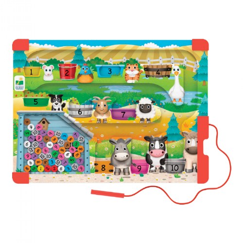 Hands-On Magnetic Counting Puzzle
