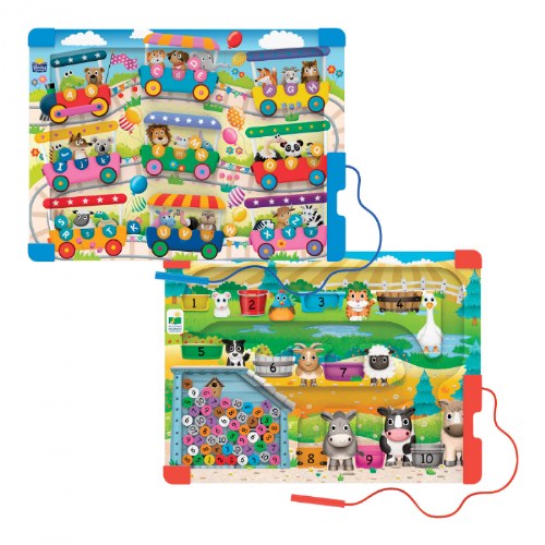 Hands-On Letters & Numbers Magnetic Puzzle Set