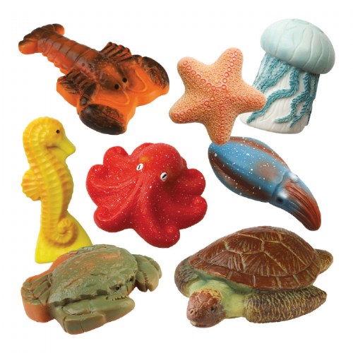 Sensory Play Stones: Ocean Life - 8 Pieces