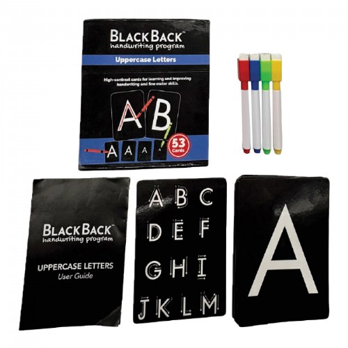Black Back&trade; Uppercase Letter Tracing