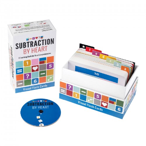 Subtraction By Heart Visual Flash Cards