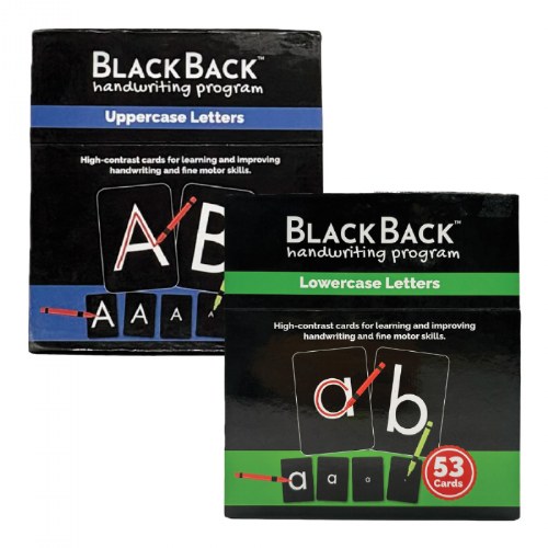 Black Back&trade; Letter Tracing Set - Uppercase & Lowercase Letters