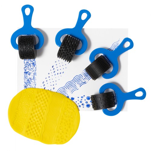 Jumbo Paint and Clay Explorer Rollers Set of 8