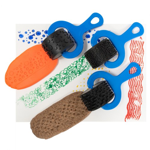 Jumbo Paint and Clay Explorer Rollers Set of 8