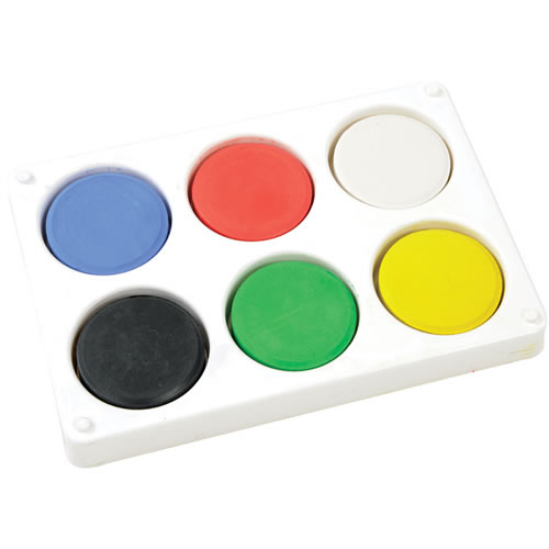 16 Color Washable Watercolor Paint Trays - Set of 12