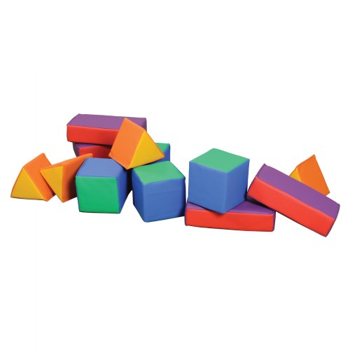 Primary Soft Shapes - 12 Pieces