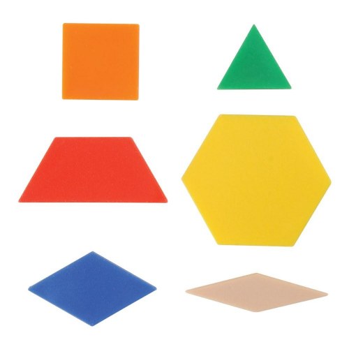 Pattern Blocks and Picture Cards Set