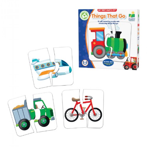 My First Match It&reg;! Things That Go Transportation Puzzle