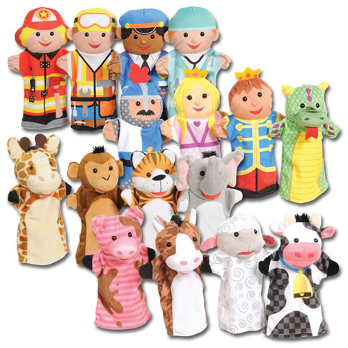 Classroom Puppet Pals - Set of 16
