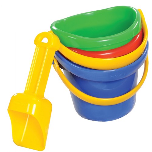 Mini Sand Bucket Set - 12 Pieces