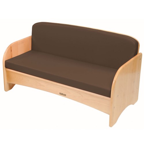 Premium Solid Maple Couch - Brown