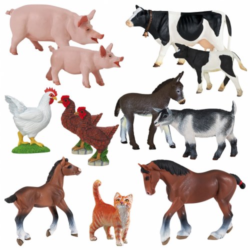 Animals On the Farm Set - 12 Piece Set