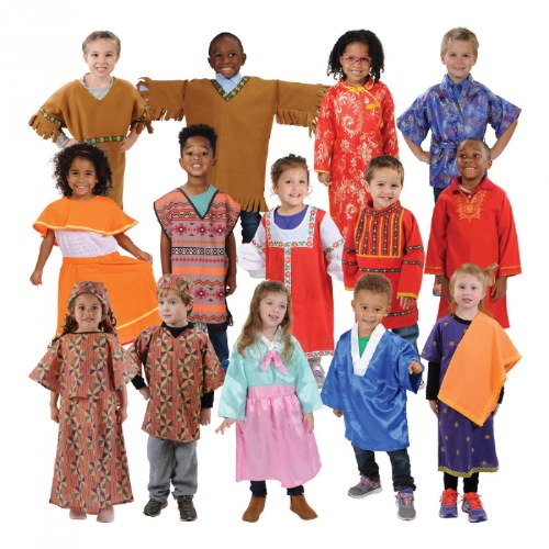 Festive Multiethnic Garments Set - Set of 14