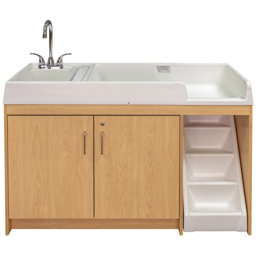 Left Handed Changing Table with Sink