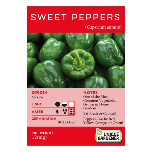 Sweet Bell Pepper Seeds 3Pack