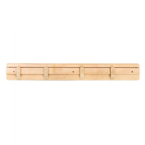 Premium Solid Maple Wooden Art Display Bar for Wall Mounting