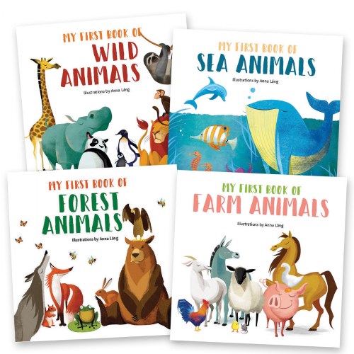 My First Animals Books in English - Board Books
