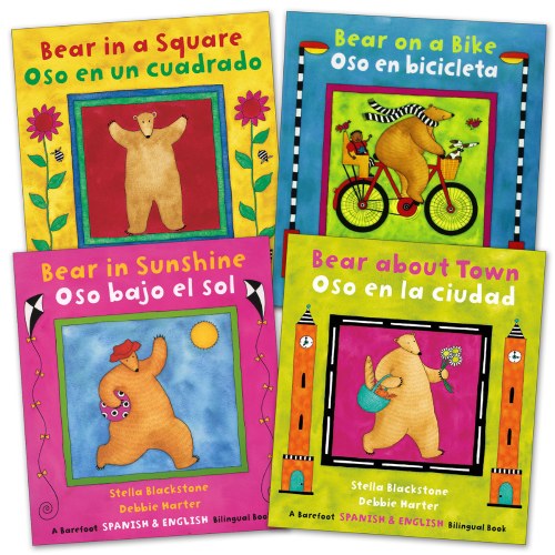 Bear Bilingual Paperback Books - Set of 4