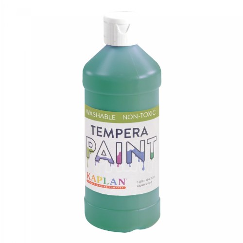 Kaplan Kolors Washable Tempera Paint - Green - 16 oz