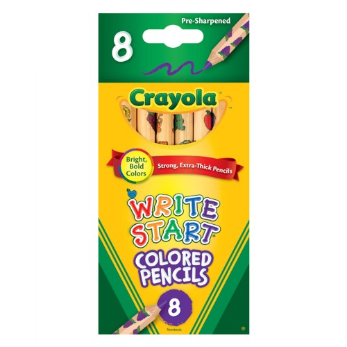 Crayola® 8-Pack Write Start Colored Pencils - Single