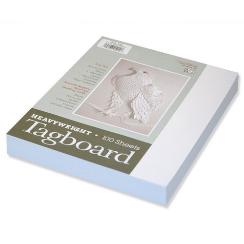 White Tagboard - 12" x 18" - 100 Sheets