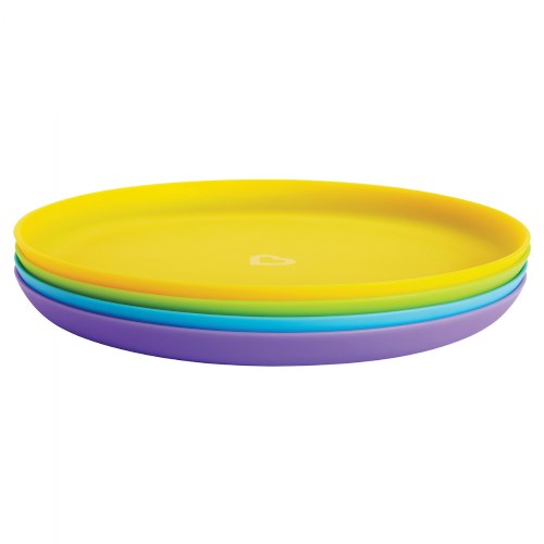 Multicolor Plates - Set of 4