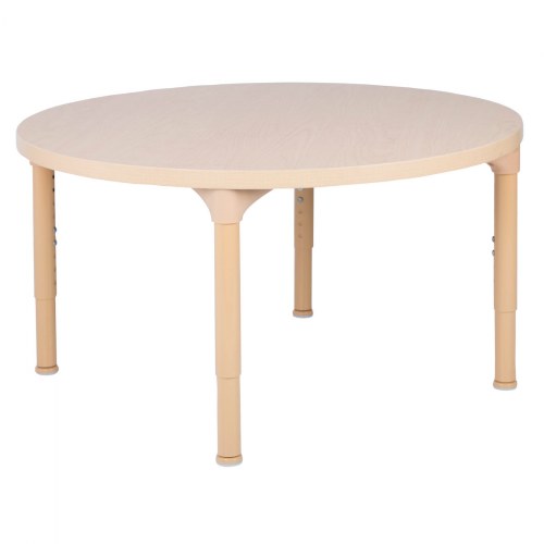Laminate 36"  Round Table with 12" - 16" Adjustable Legs