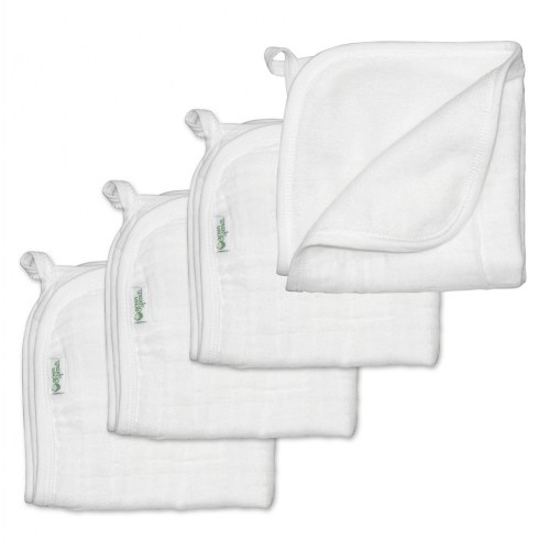 Organic Wash Cloths - 4 Pack