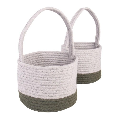 Woven Block Baskets - Set of 2